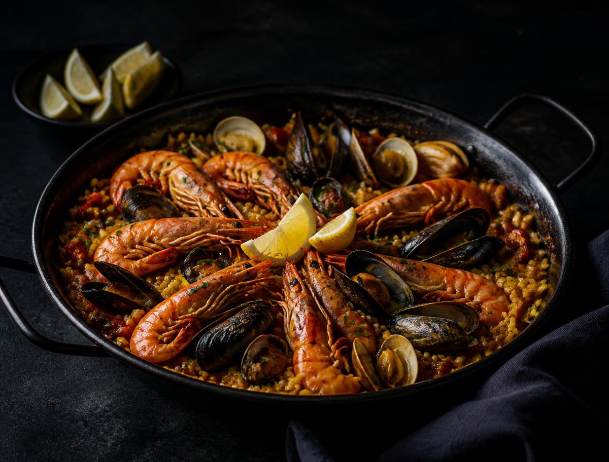 Paella de marisco